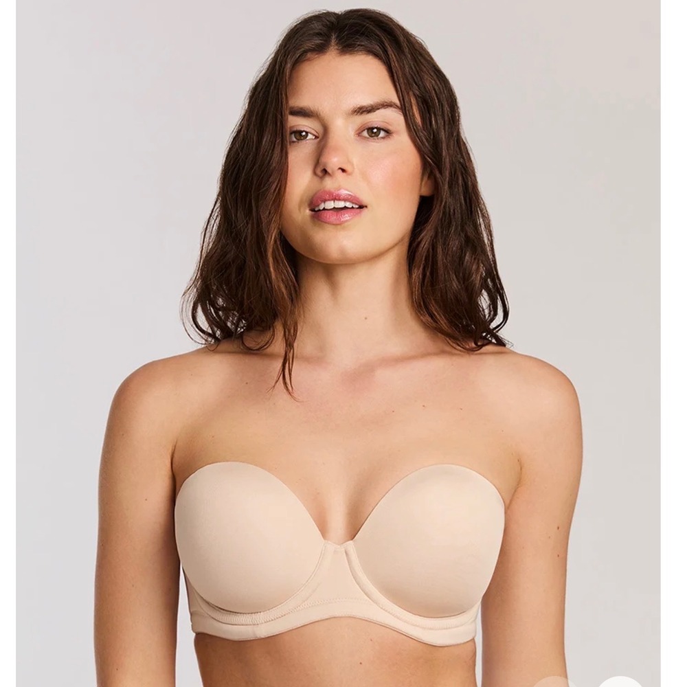 Wacoal Red Carpet Strapless Bra Womens 34H Sand Underwire 854119
